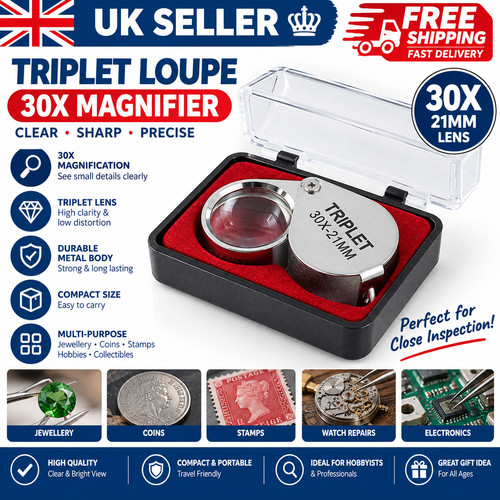 30x jewelers loupe magnifier - 30x,