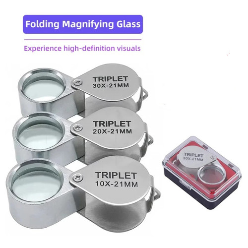 10x 20x 30x folding magnifying - 20x,