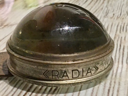 Antique silver plated coin - antique,