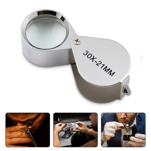 30x metal jewelers - jewelers, loupe