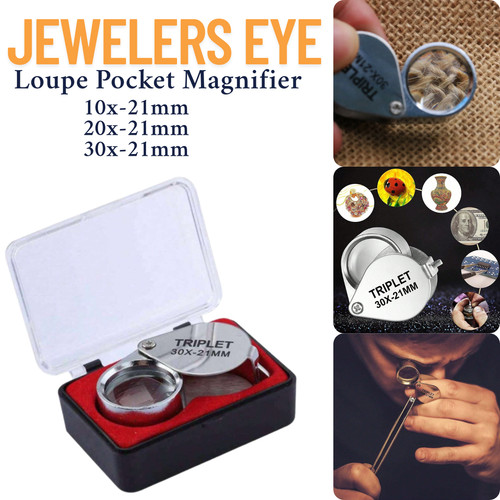 30x jewelers loupe magnifier - 30x,