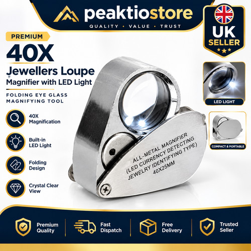 40x jewellers loupe magnifier - 40x,