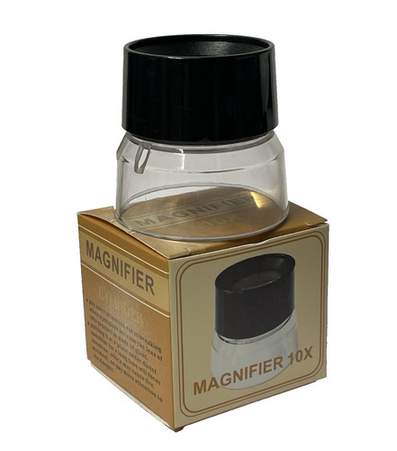 10x loupe magnifier round - loupe,